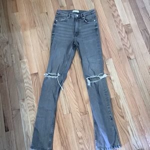 Zara Grey Wash Jeans